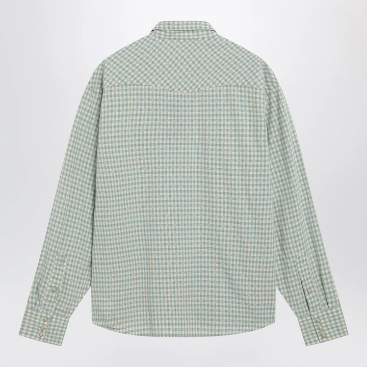 Polo Ralph Lauren - White/green Classic-Fit madras western shirt Brand Shirts &amp; Tops
