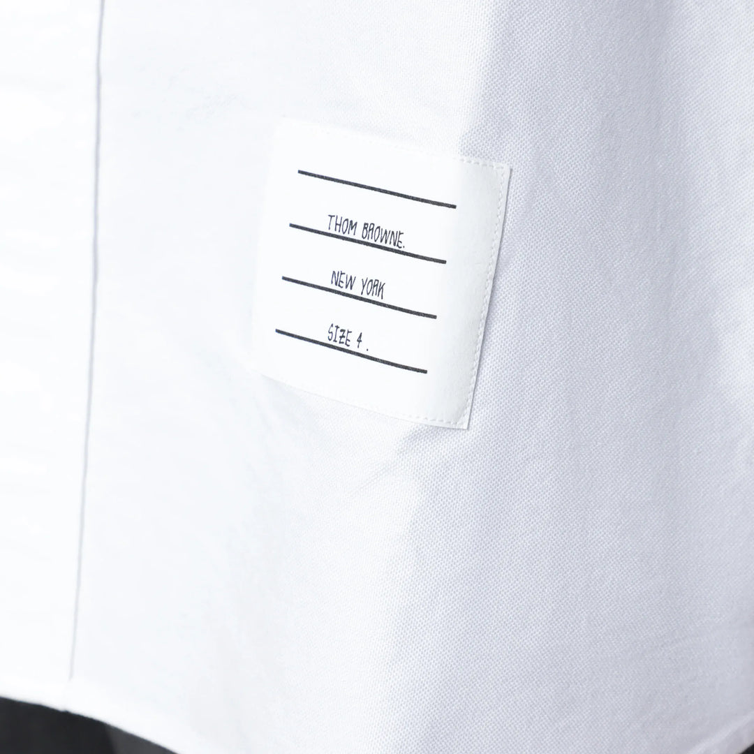 Thom Browne - White cotton button-down shirt Brand Shirts &amp; Tops