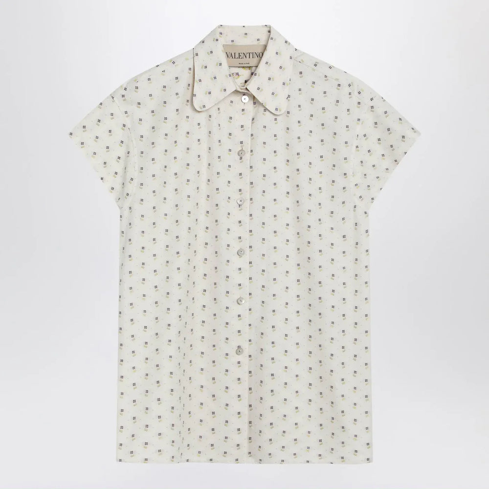 Valentino - Short-sleeved floral shirt Brand Shirts & Tops 40  IT