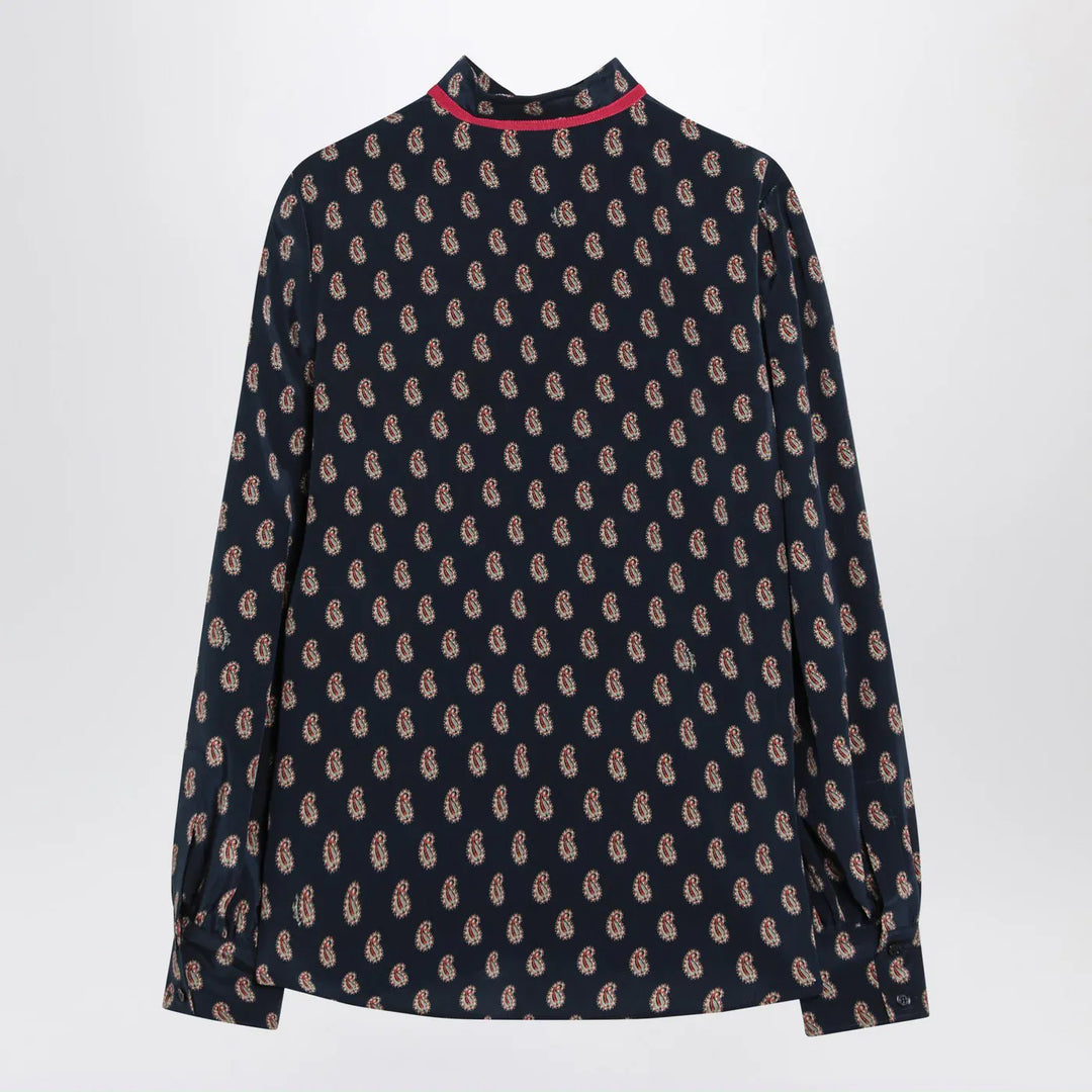 Valentino - Silk shirt with Paisley print Brand Shirts &amp; Tops