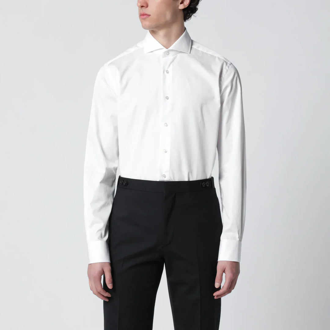 XACUS - Travel Tailor Fit shirt white Brand Shirts &amp; Tops 39