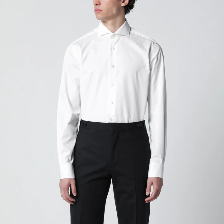 XACUS - Travel Tailor Fit shirt white Brand Shirts &amp; Tops 39