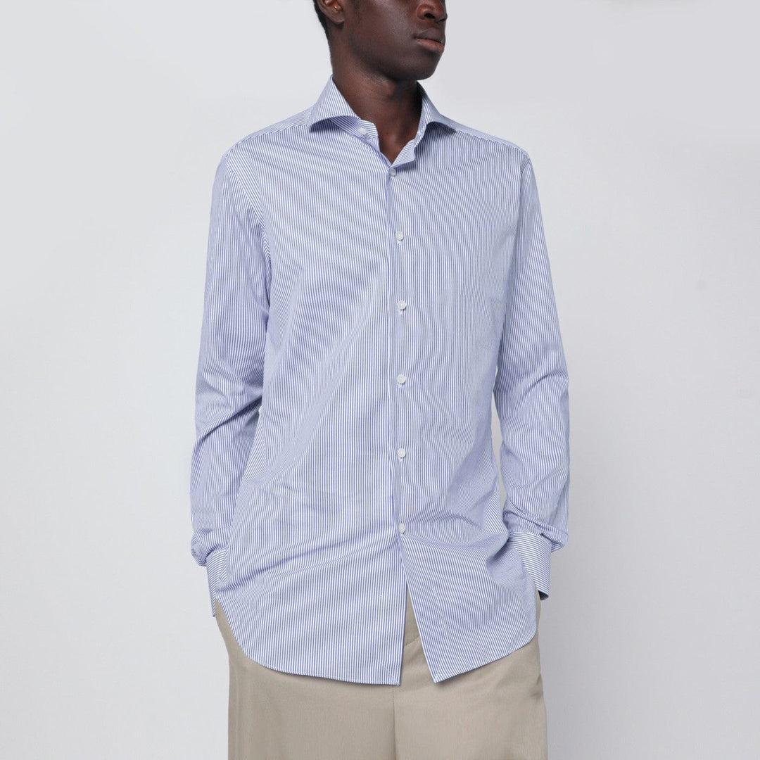 Shirts &amp; Tops XACUS - White striped Travel shirt Brand