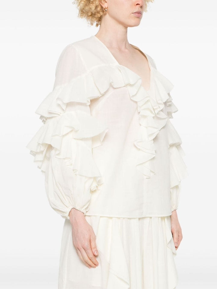 Zimmermann Shirts Zimmermann Shirts White Zimmermann Shirts White Brand
