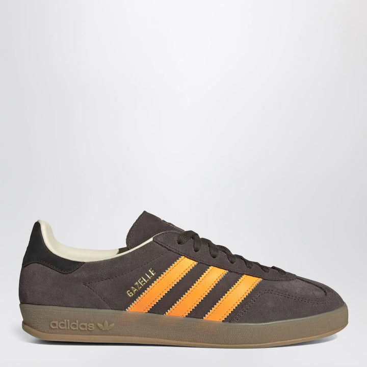adidas Originals - Sneakers Gazelle Indoor Brown / Lucid Tangerine / Wonder White Brand Shoes 7 UK