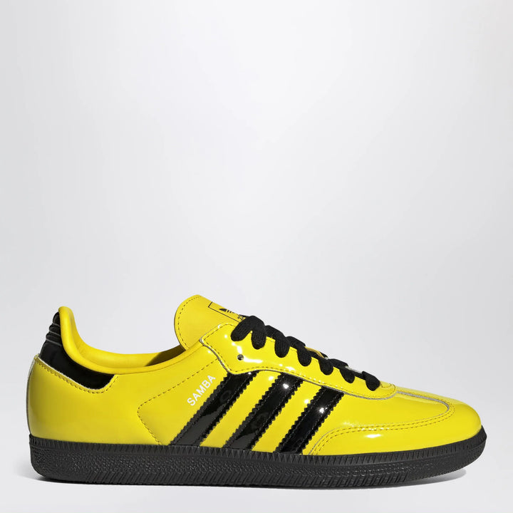 adidas Originals - Sneakers Samba OG W Yellow / Core Black / Silver Metallic Brand Shoes 4 UK