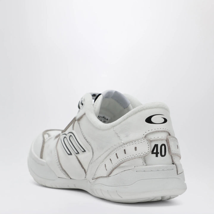 Balenciaga - Hamptons Worn-Out Mid white Sneakers Brand Shoes