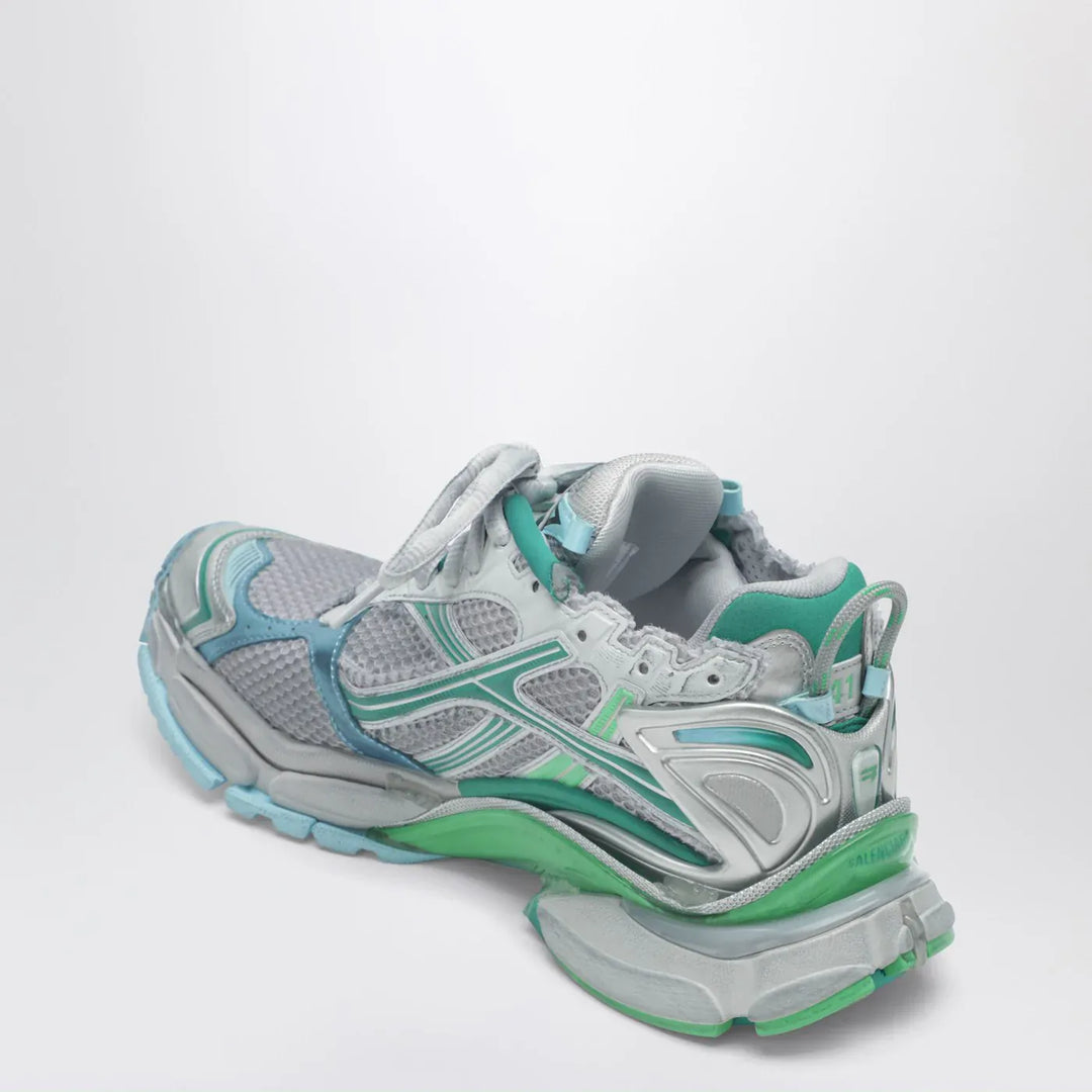 Balenciaga - Runner Sneakers in grey, green and blue Brand Shoes