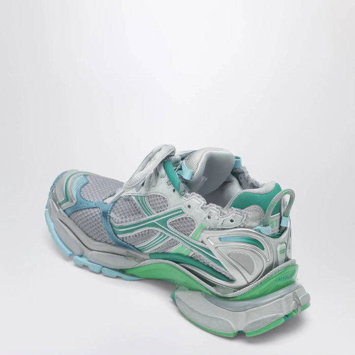 Balenciaga - Runner Sneakers in grey, green and blue Brand Shoes