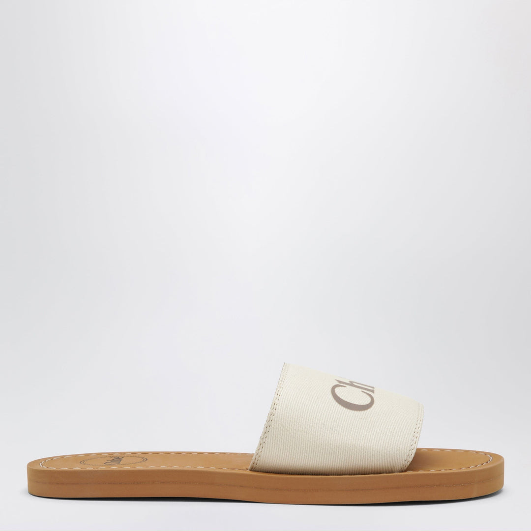 Shoes Chloé - White slides with logo Brand