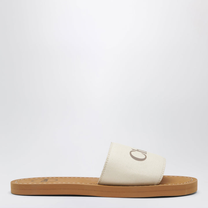 Shoes Chloé - White slides with logo Brand