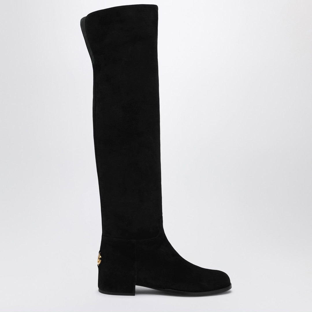 Shoes Dolce&amp;Gabbana - High suede boot black Brand