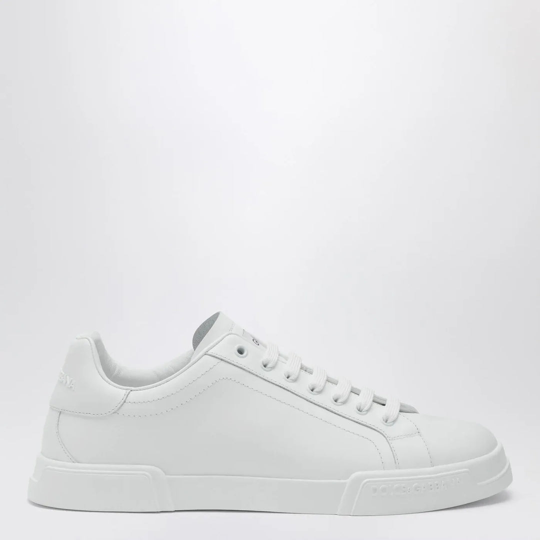 Dolce&amp;Gabbana - White Portofino Sneakers in leather Brand Shoes 39 IT