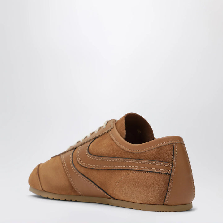 Dries Van Noten - Brown leather and suede Sneakers Brand Shoes
