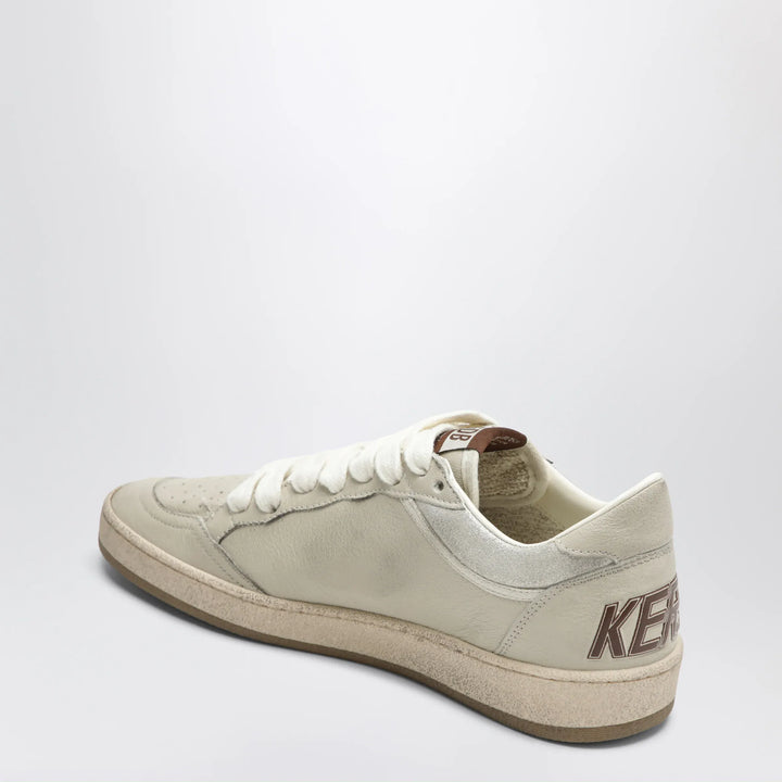 Golden Goose - Ball Star sneakers in cream/light grey Brand Shoes