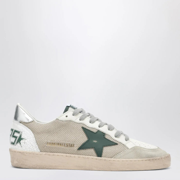 Golden Goose - Ballstar sneakers in white and green with vintage effect Brand Shoes 39 IT