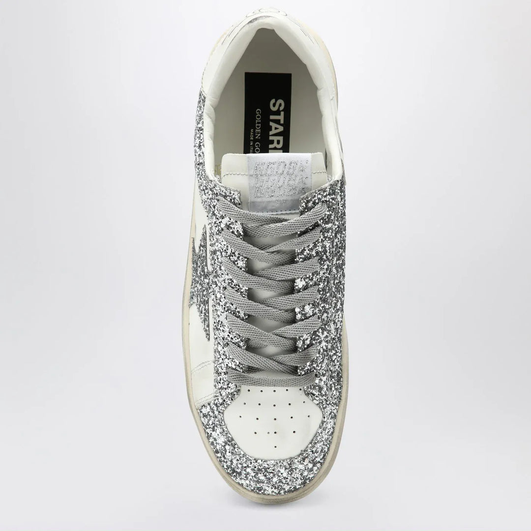 Golden Goose - Stardan white/glitter silver Sneakers Brand Shoes