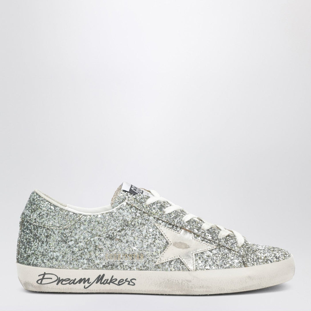 Shoes Golden Goose - Super-Star sneakers in silver glitter with dégradé effect Brand