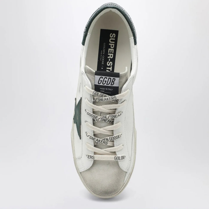 Golden Goose - Super-Star Sneakers in white/green Brand Shoes