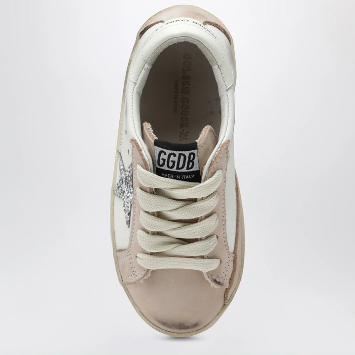 Golden Goose - Super-Star sneakers in white/pink/silver Brand Shoes