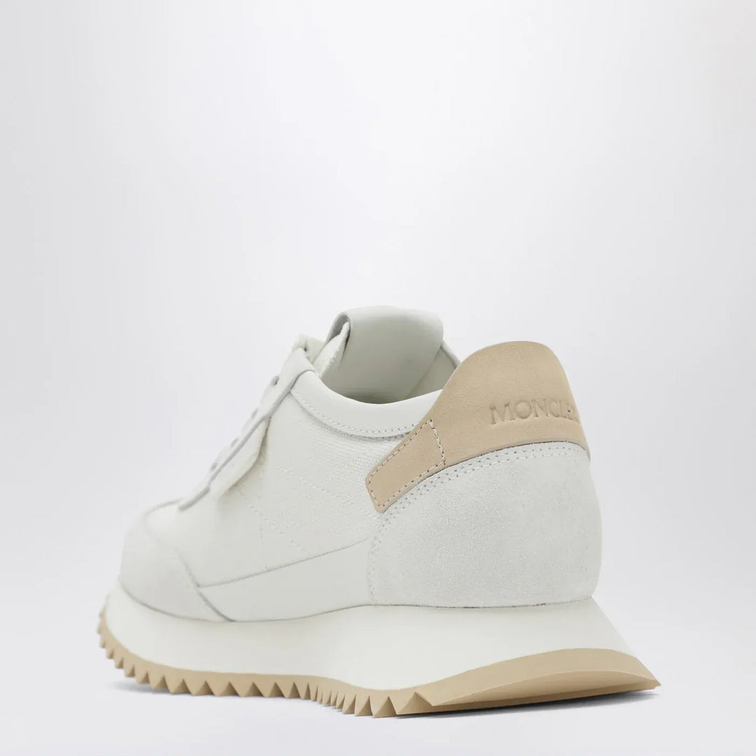 Moncler - Pacey2 Sneakers in white canvas and leather Brand Shoes