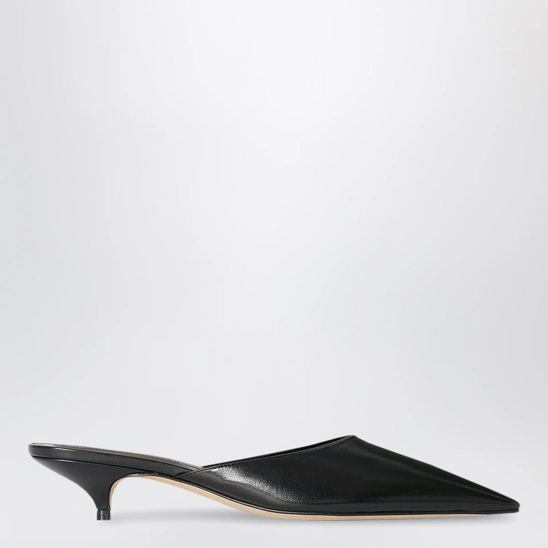 The Row - Liisa black lambskin mules Brand Shoes 36 IT