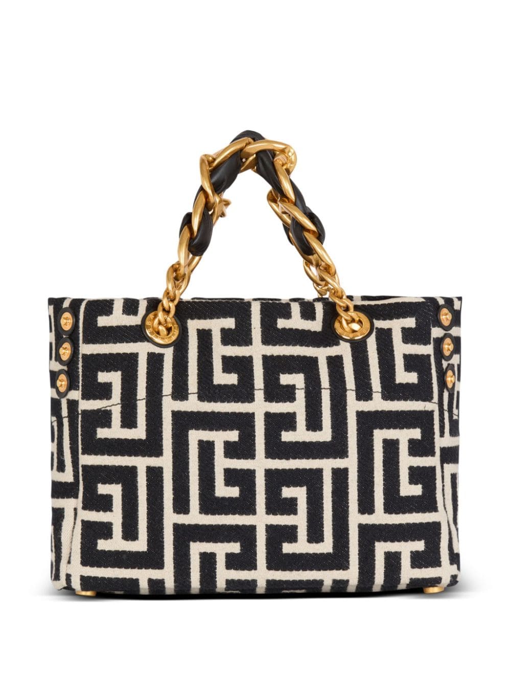 Balmain Shopper UNI Balmain Monogram Jacquard Bag Balmain Monogram Jacquard Bag Black/White Brand