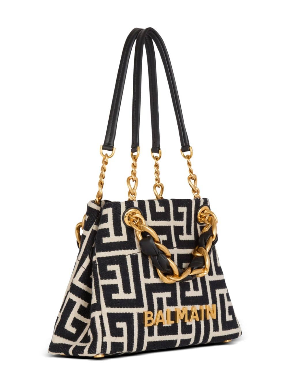 Balmain Shopper UNI Balmain Monogram Jacquard Bag Balmain Monogram Jacquard Bag Black/White Brand