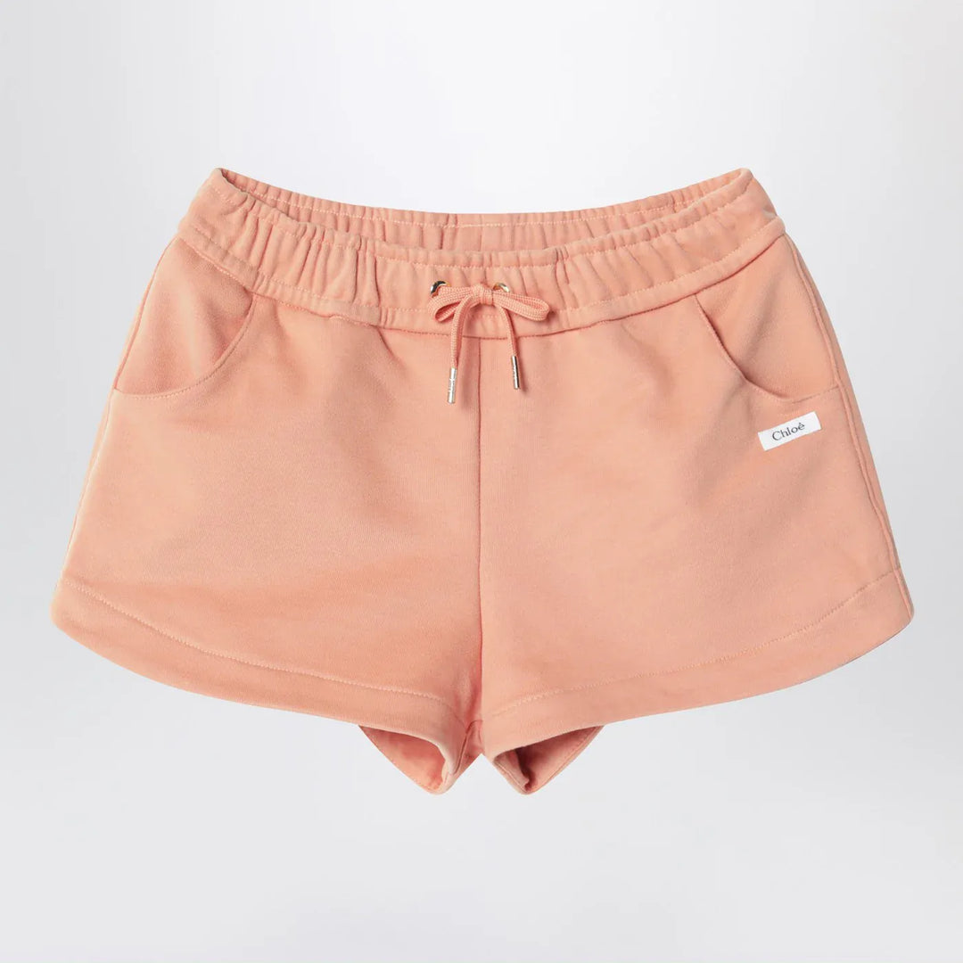Chloé - Apricot cotton Shorts Brand Shorts 10