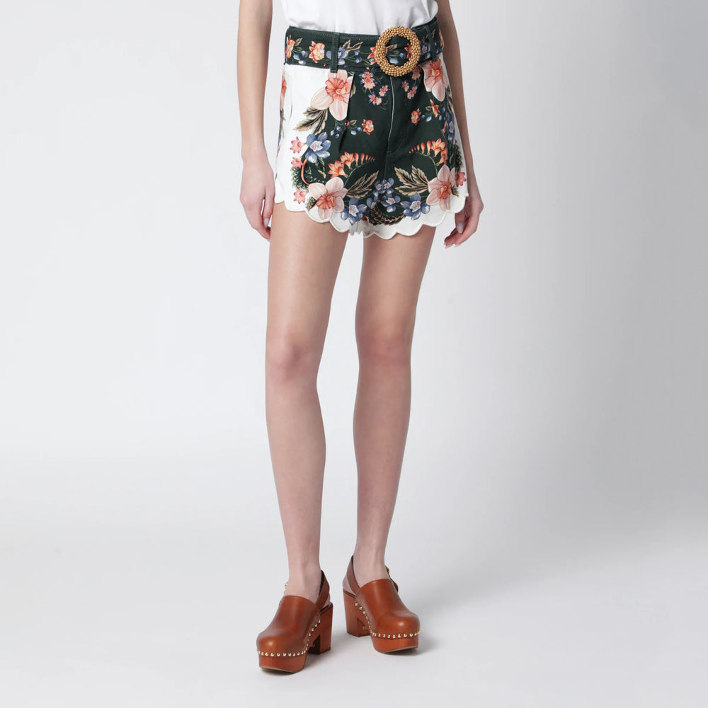 FARM Rio - Green Berry Garden twill shorts Brand Shorts 25