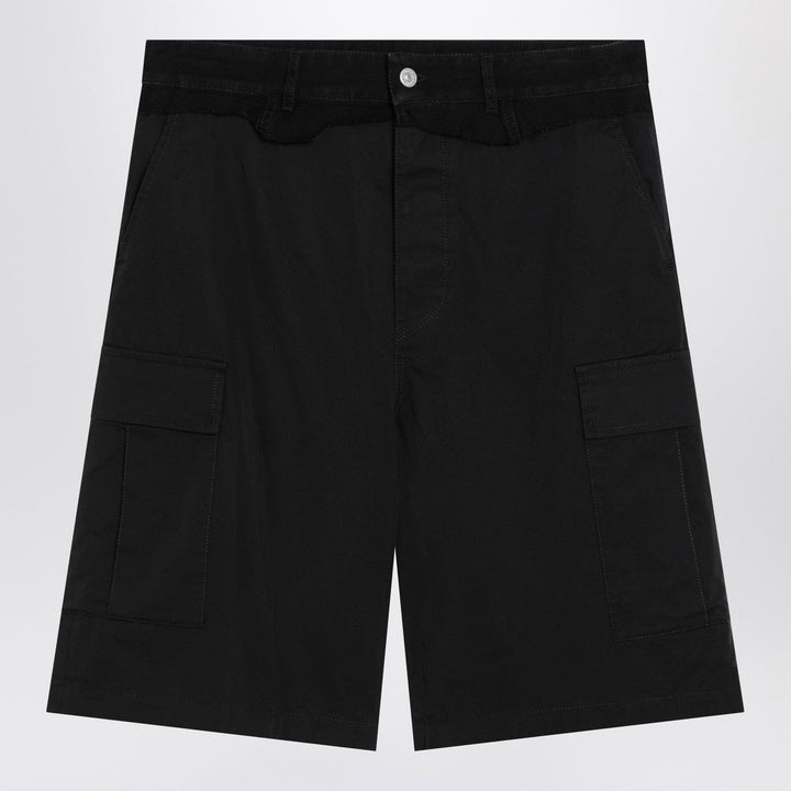Shorts MM6 Maison Margiela - Black wool-blend cargo bermuda shorts Brand