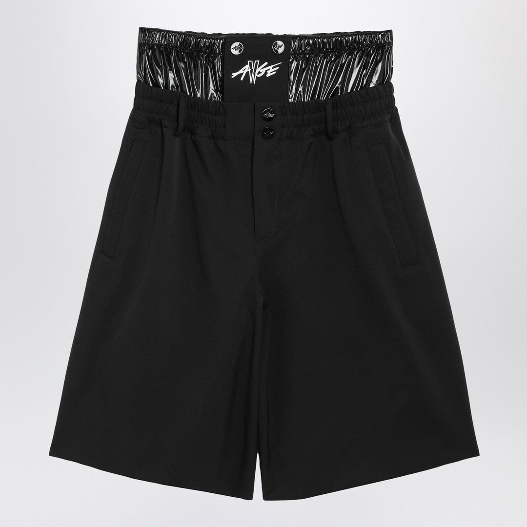 Shorts Moncler X A$AP Rocky - Black nylon blend Bermuda shorts Brand