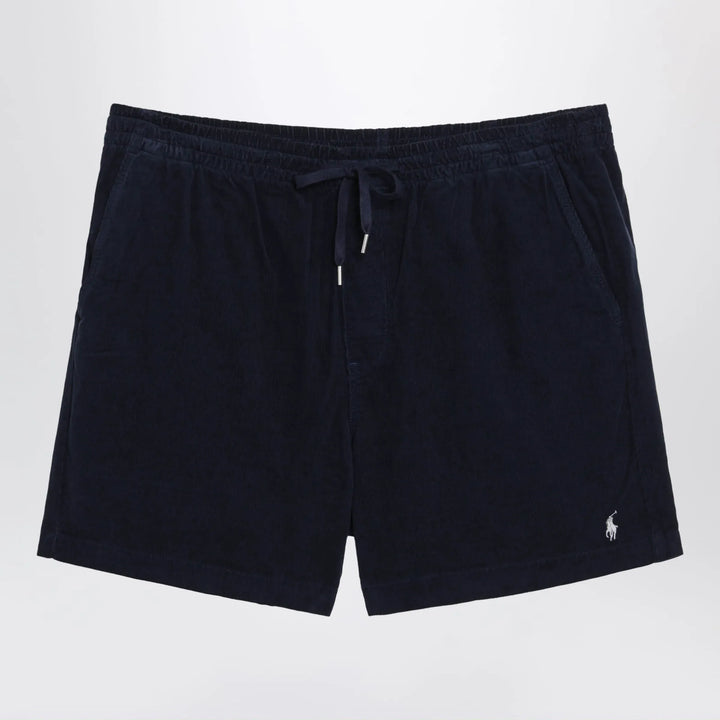 Polo Ralph Lauren - Navy ribbed Classic-Fit shorts Brand Shorts M