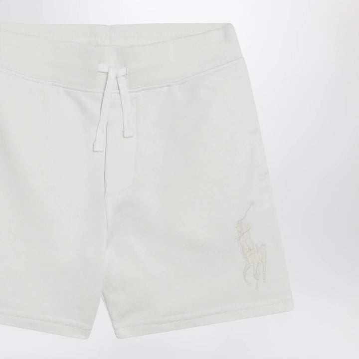 Polo Ralph Lauren - White shorts with embroidered logo Brand Shorts