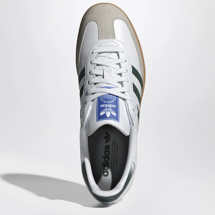 adidas Originals - Low Samba OG white/green trainer Brand Sneakers 4 UK
