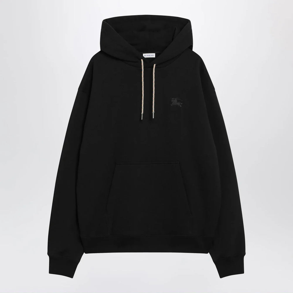 Burberry - Black sweatshirt with Check-pattern inserts Brand Sweatershirt S