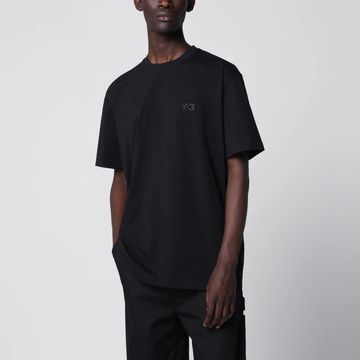 adidas Y-3 - Black T-shirt with logo Brand T-Shirt