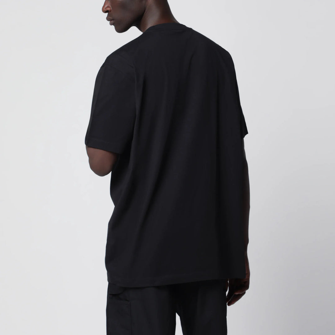 adidas Y-3 - Black T-shirt with logo Brand T-Shirt
