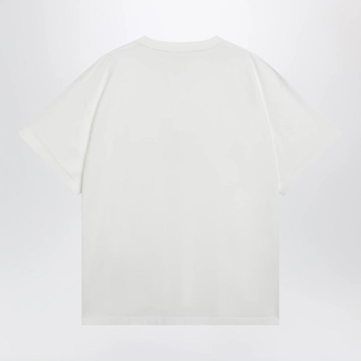 MM6 Maison Margiela - White cotton T-shirt with Numeric logo Brand T-Shirt