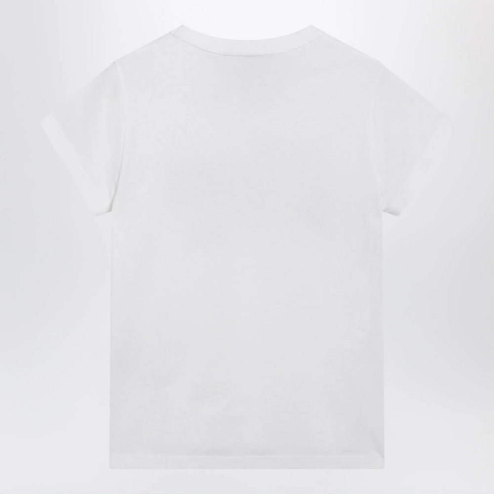 Valentino - White cotton T-shirt with logo print Brand T-Shirt