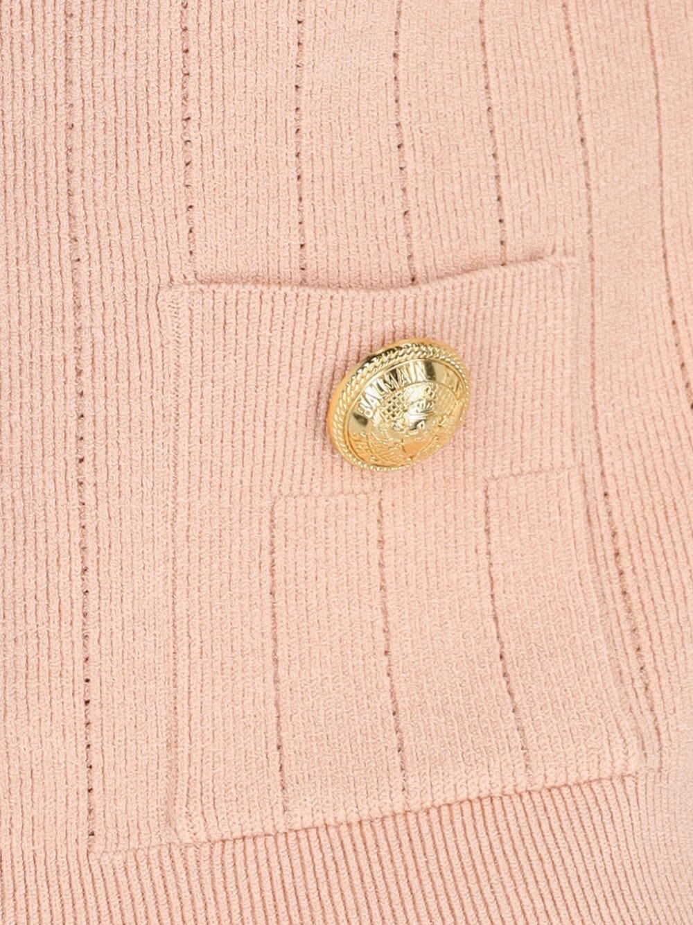 Balmain Topwear 38 Balmain Button Sweater Balmain Light Pink Sweater Brand