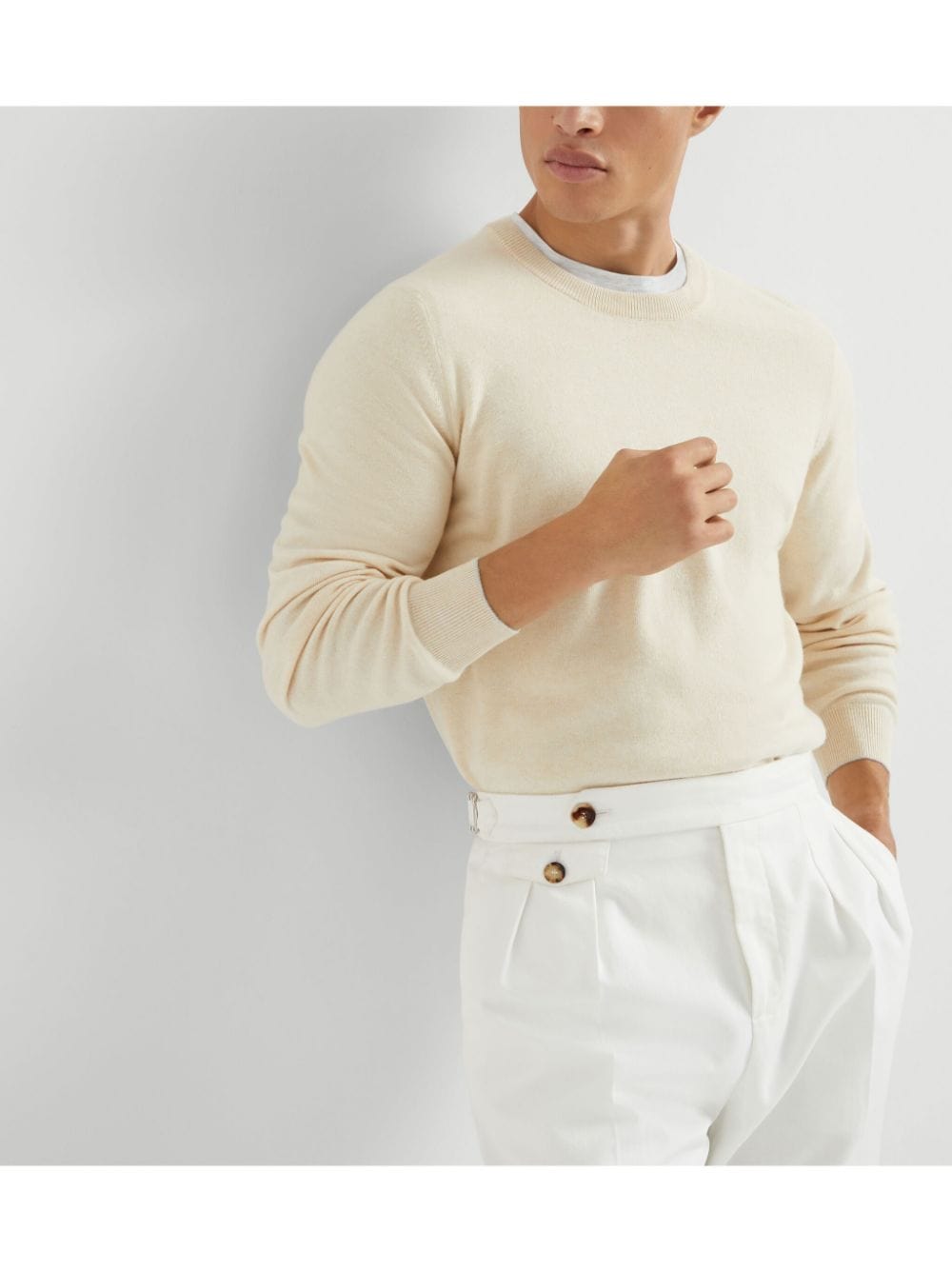 Brunello Cucinelli Topwear 52 Brunello Cucinelli Sweaters Beige Brunello Cucinelli Sweaters Beige Brand
