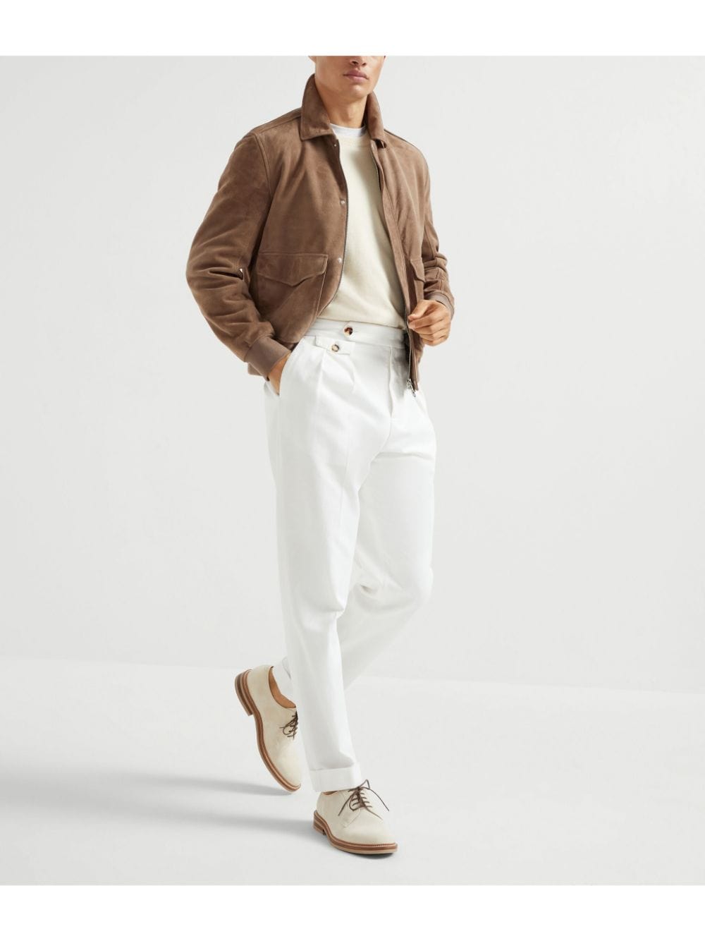 Brunello Cucinelli Topwear 52 Brunello Cucinelli Sweaters Beige Brunello Cucinelli Sweaters Beige Brand