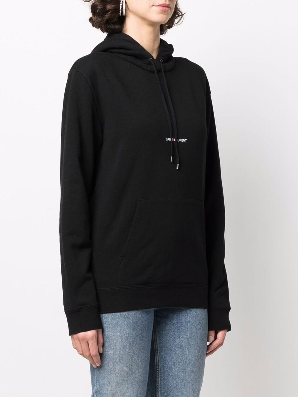 Saint Laurent Topwear Saint Laurent Sweaters Black Saint Laurent Sweaters Black Brand