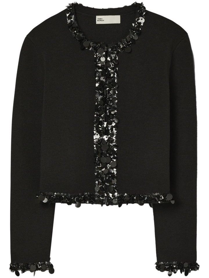 Tory Burch Topwear L Tory Burch Sweaters Black Tory Burch Sweaters Black Brand