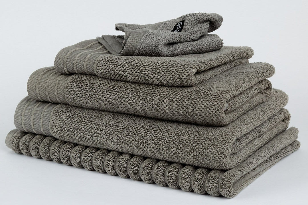Bemboka Towelling Bemboka Towelling Pure Cotton Bath Towel - Jacquard Grey Brand