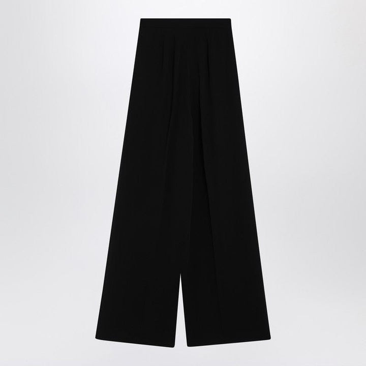 Max Mara Trousers Max Mara Wide-leg black trousers in compact cady Max Mara Wide-leg black trousers in compact cady Brand