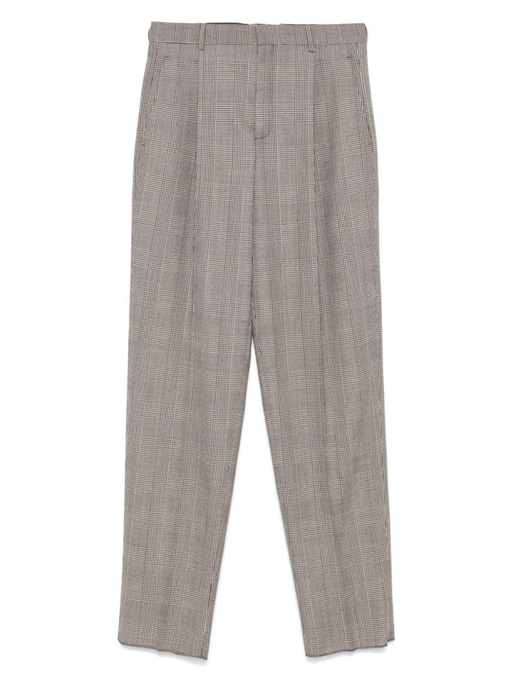 Saint Laurent Trousers 46 Saint Laurent Trousers Brown Saint Laurent Brown Pleated Trousers – Tailored Fit Brand