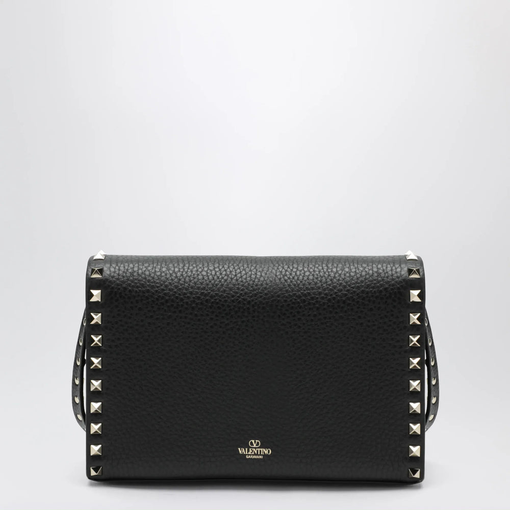 Valentino - Small black Rockstud crossbody bag Brand U