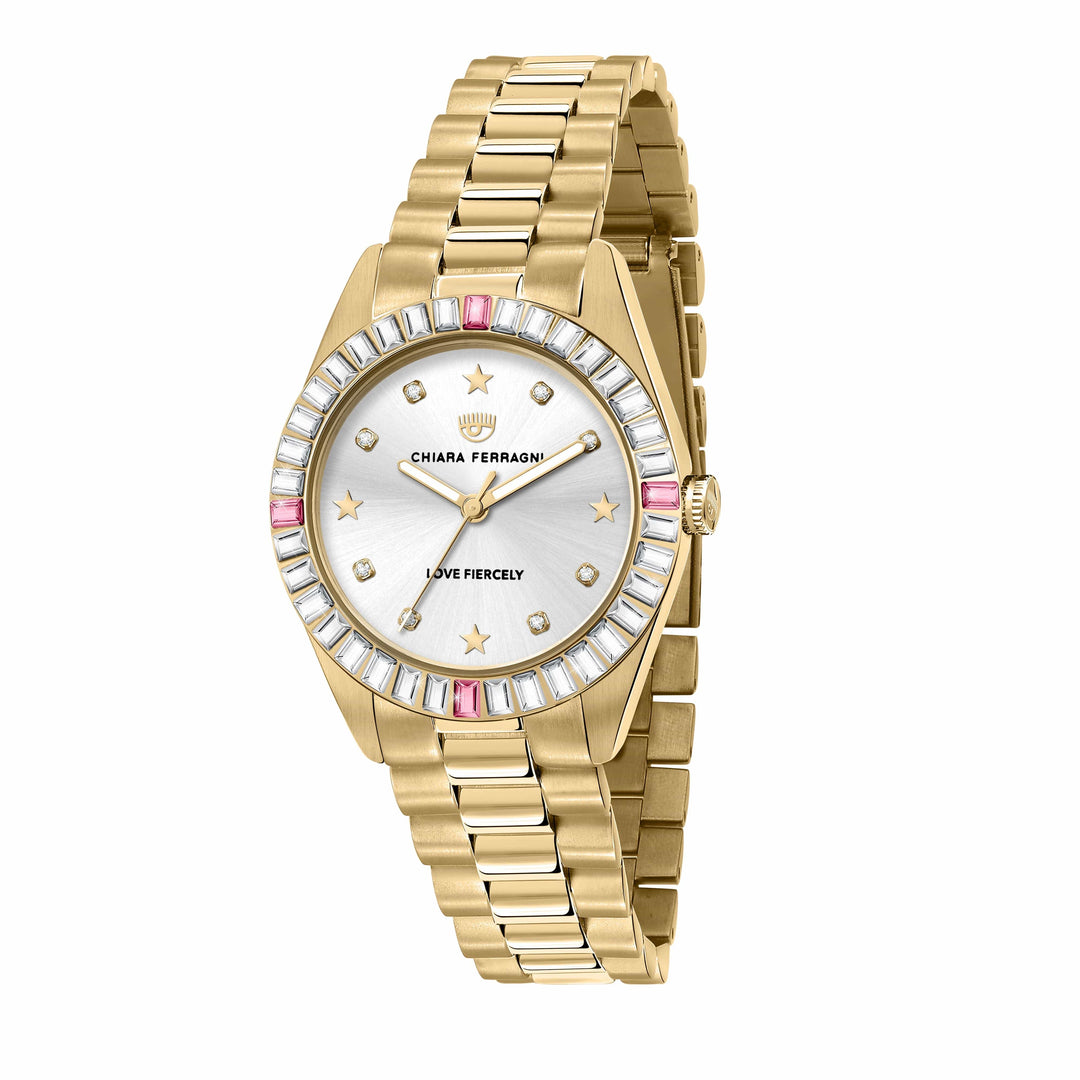 Chiara Ferragni Watch Chiara Ferragni Everyday Rose Baguette Watch Brand